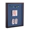 ArtToFrames 14x14 Inch Shadow Box Picture Frame, with a Satin Black Tall 1.00" Wide Shadowbox frame and Super White Mat Backing (4654)